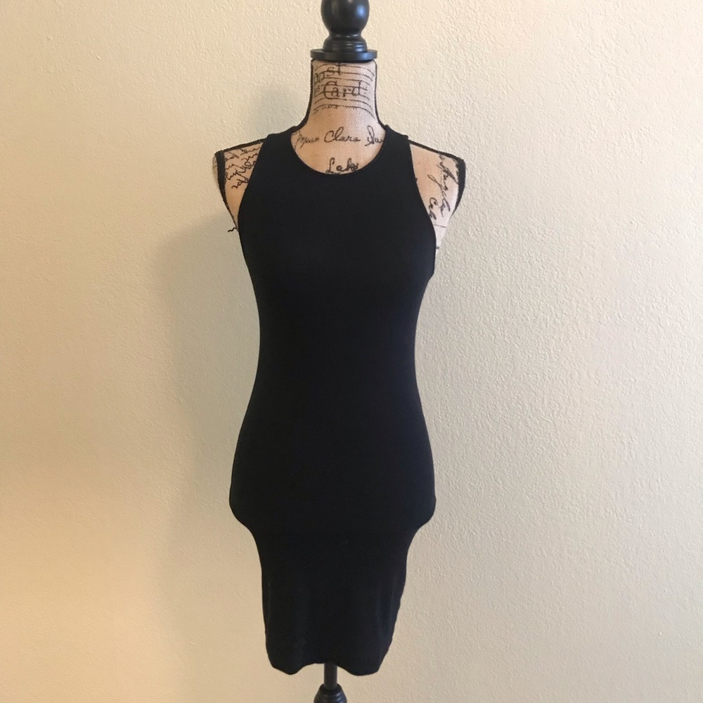 Forever21 Jersey black knit tank dress